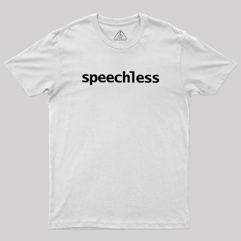 Speechless Geek T-Shirt