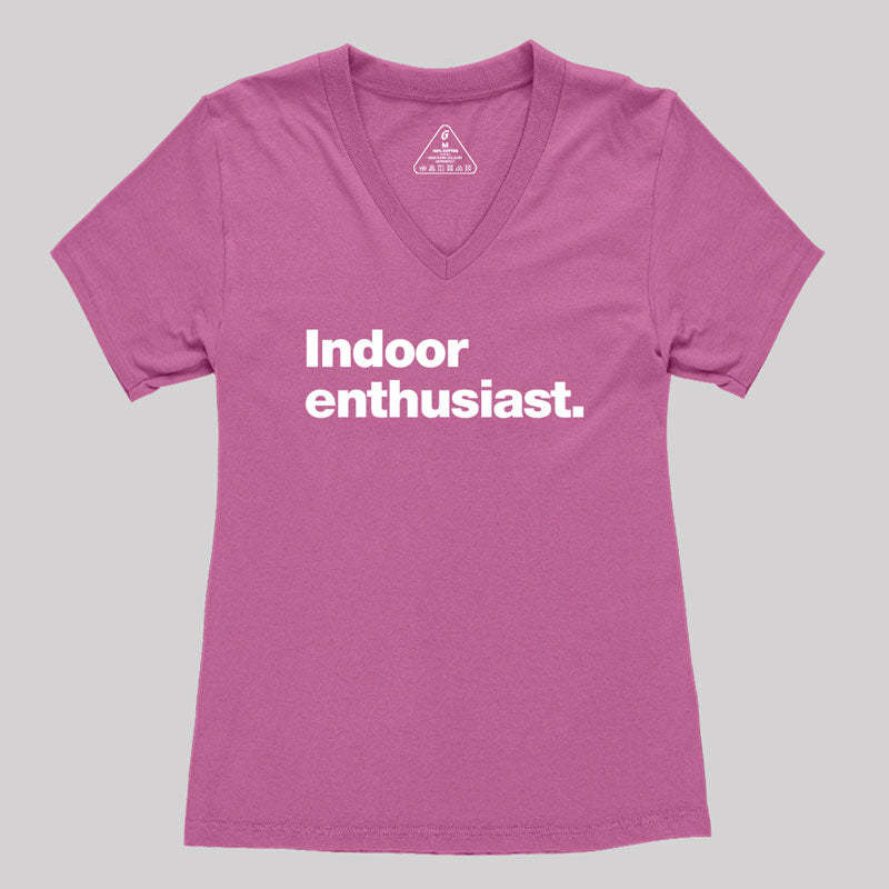 Indoor Enthusiast Premium Women's V-Neck T-shirt