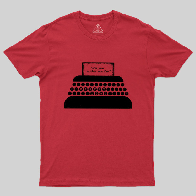 Number One Fan Retro Typewriter Geek T-Shirt