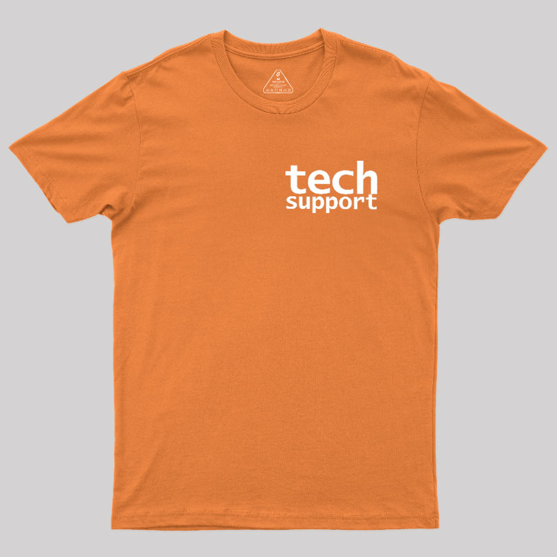 Tech Support Minimal Geek T-Shirt
