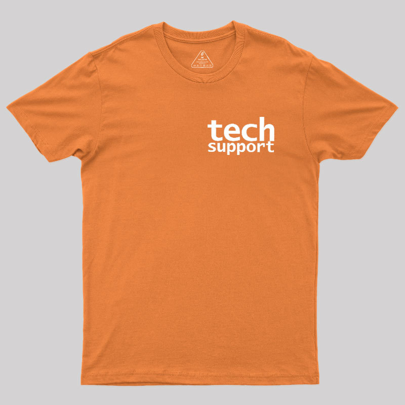Tech Support Minimal Geek T-Shirt