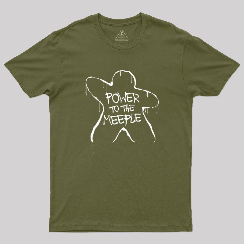 Power to the Meeple Geek T-Shirt