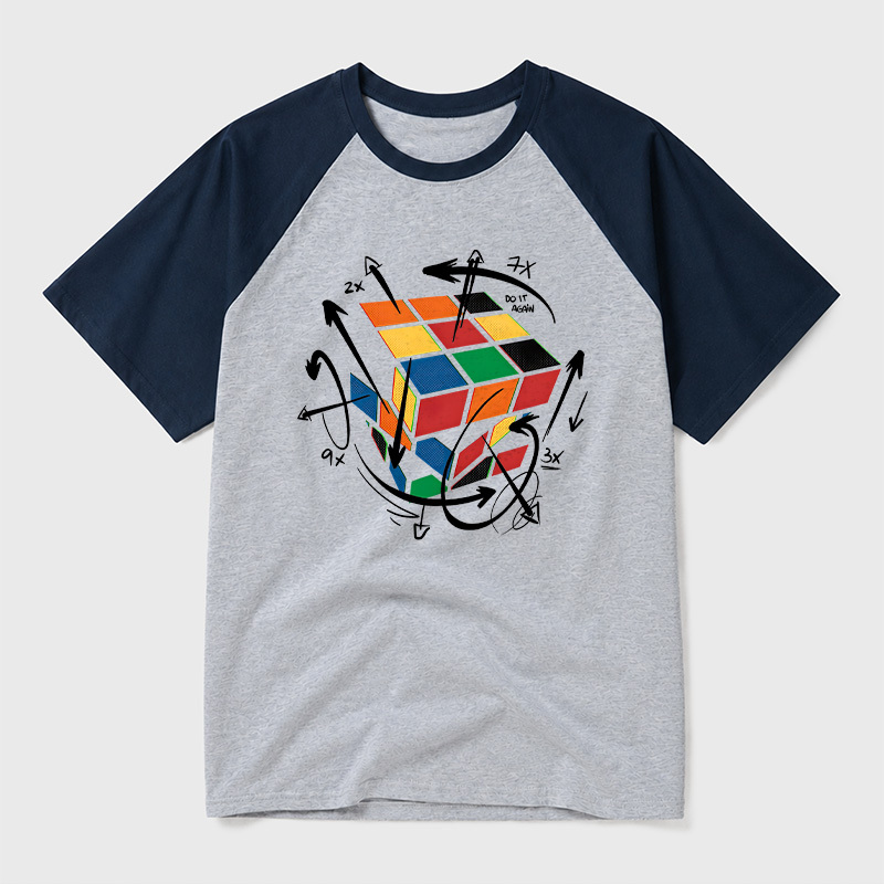 The Cube's Formula Geek Retro Raglan T-Shirt