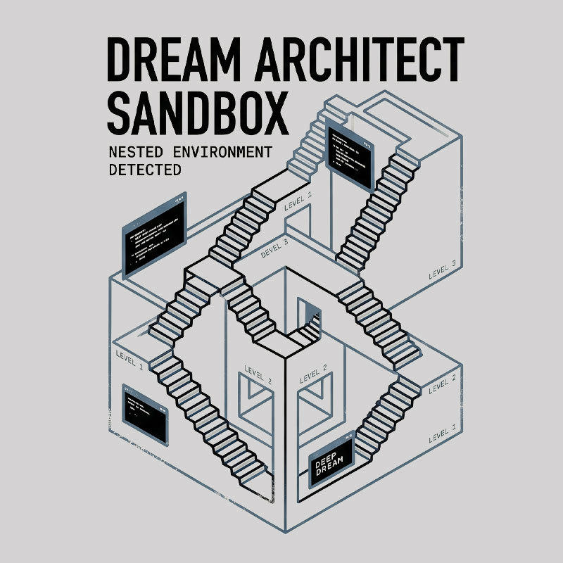 Dream Architect Sandbox Geek T-Shirt