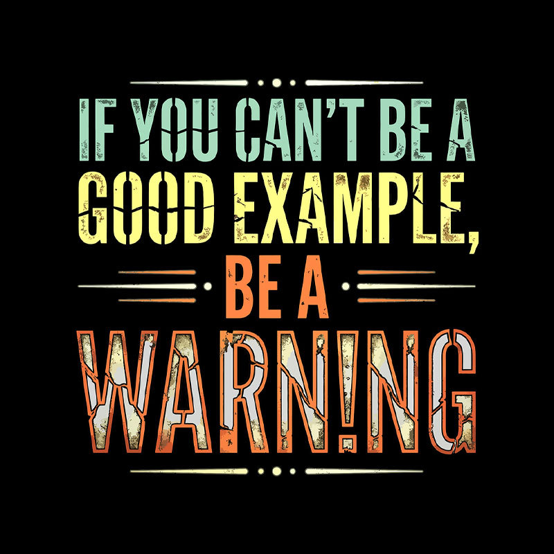 The?Warning?Quote Geek T-Shirt