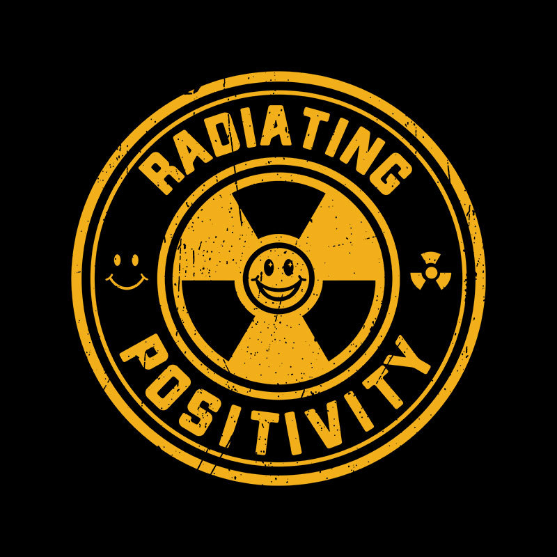 Radiating Positivity Geek T-Shirt