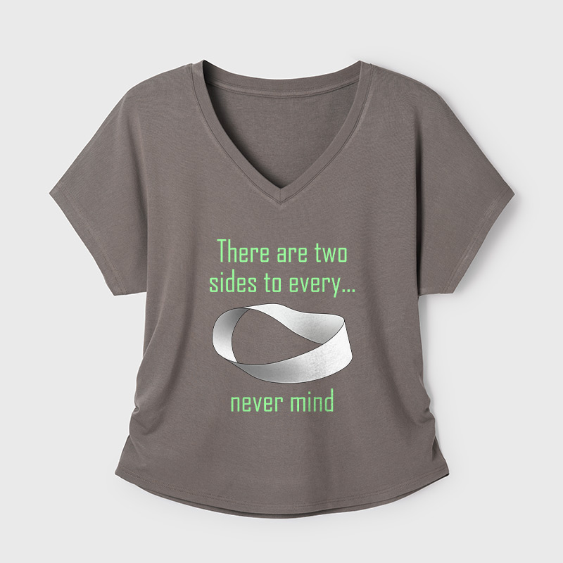 Mobius FTW Geek Dolman Sleeve V-Neck Shirt