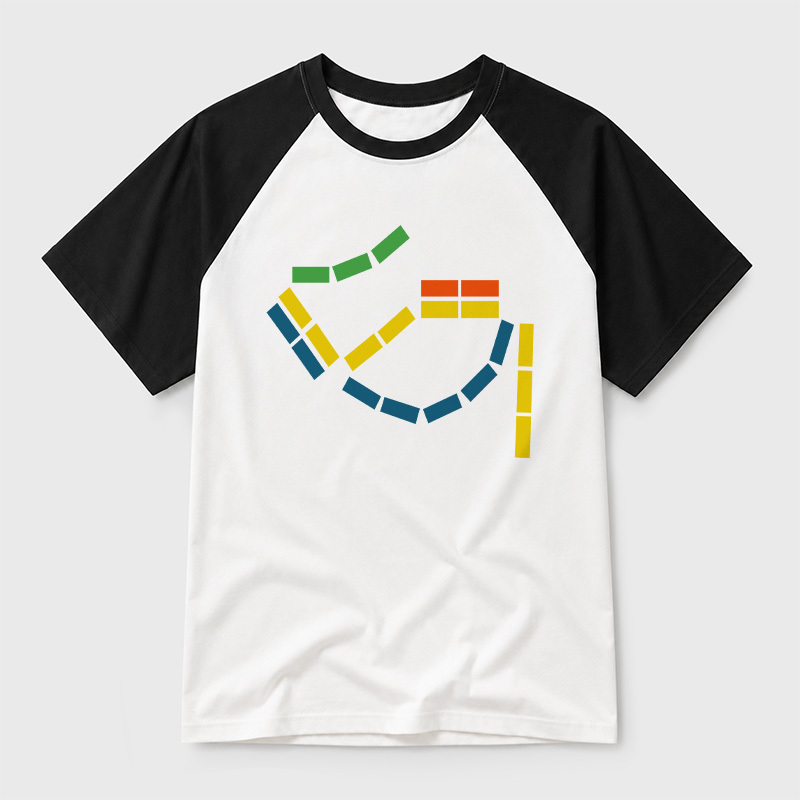Ticket to Ride Board Game Geek Retro Raglan T-Shirt