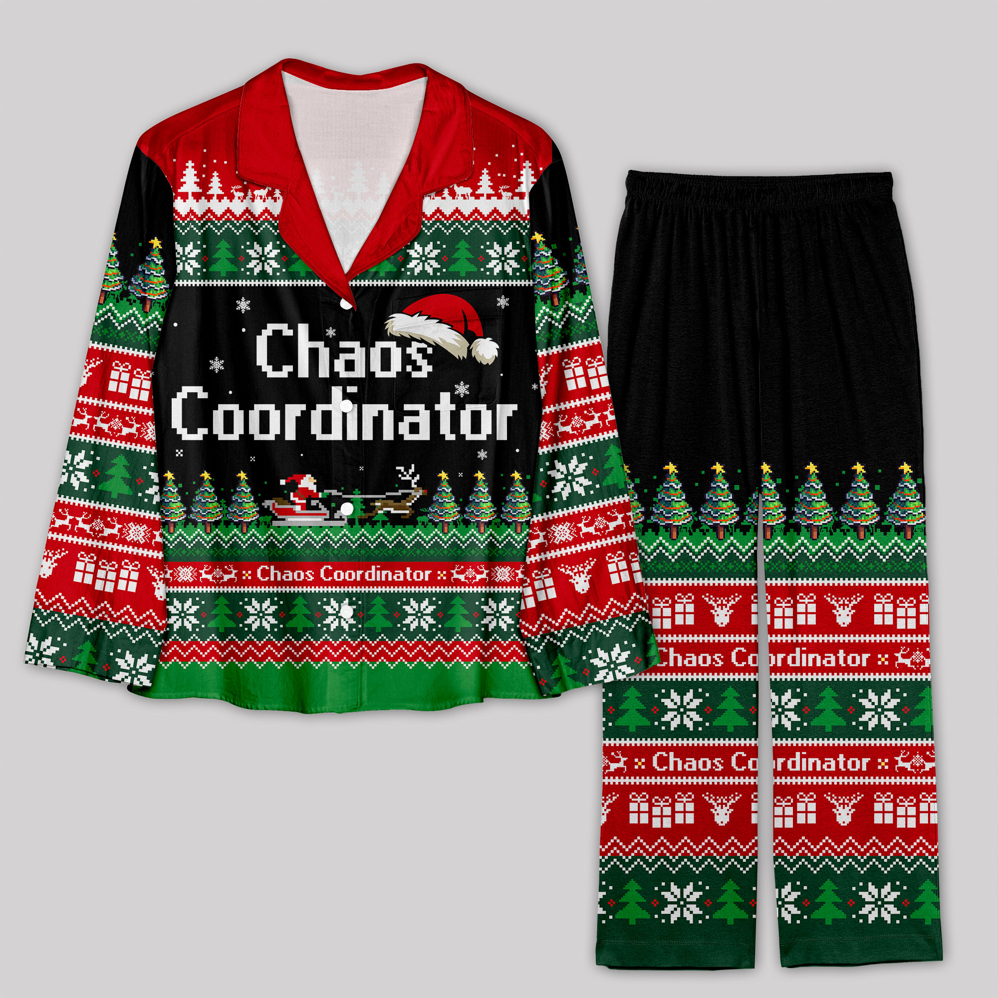 Chaos Coordinator Geek Pajama Sets