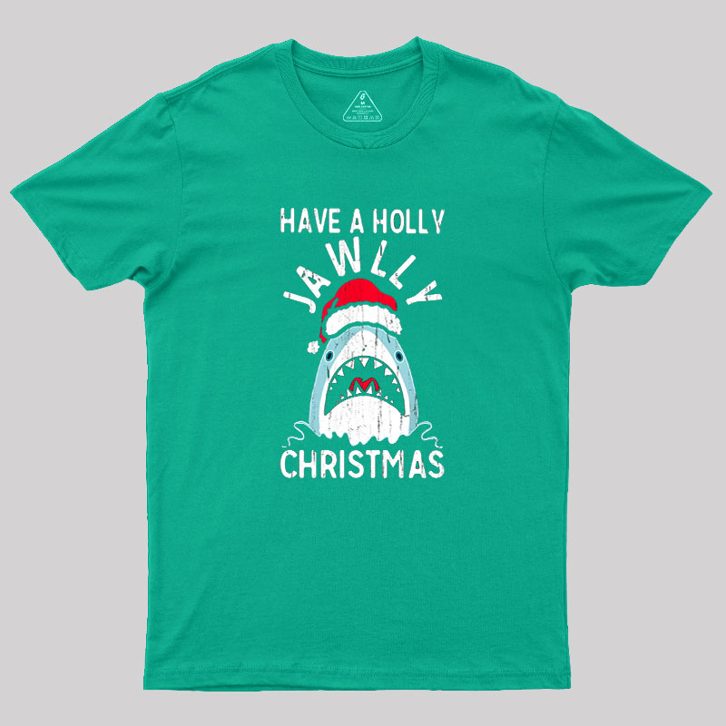 Have A Holly Jawly Christmas Geek T-Shirt