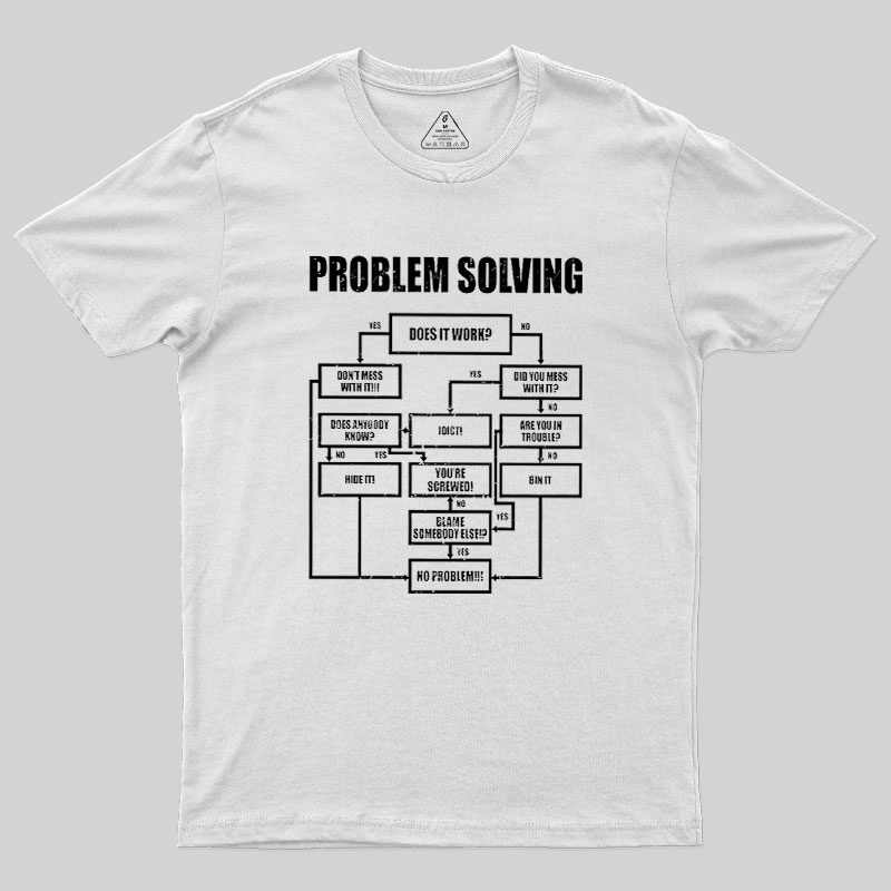 Men Problem Solving Geek T-Shirt