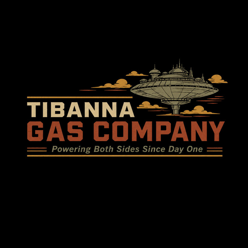 Tibanna Gas Company Geek T-Shirt