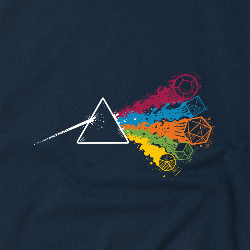 The Dark Side of the RPG Geek Retro Raglan T-Shirt