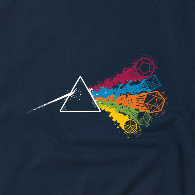 The Dark Side of the RPG Geek Retro Raglan T-Shirt