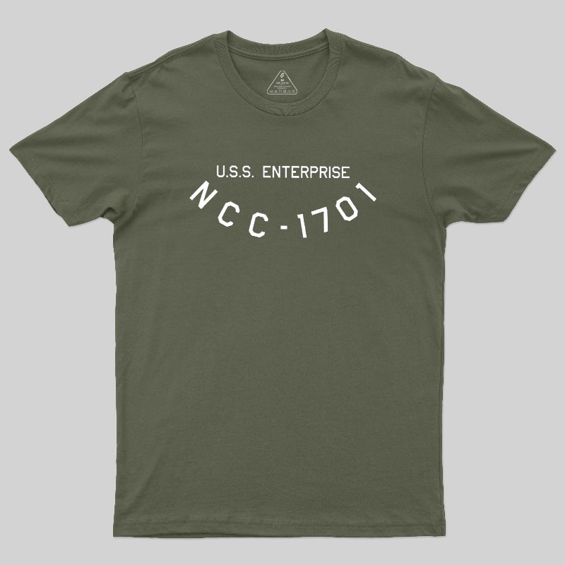 Ship Registry USS Enterprise Geek T-Shirt