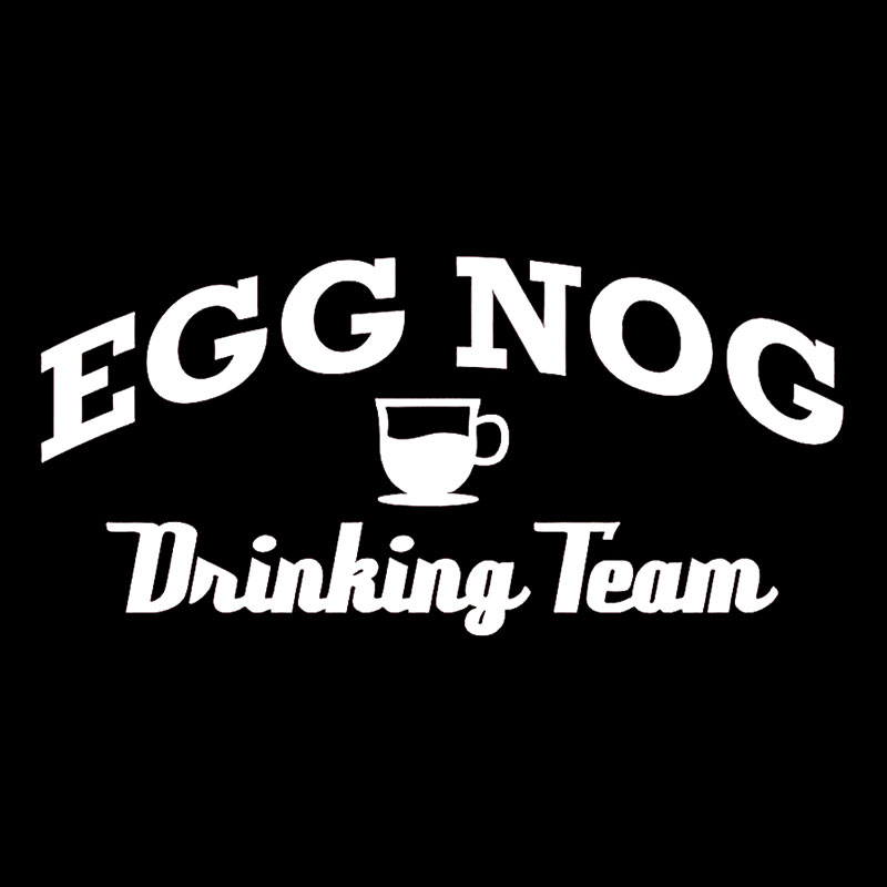 Egg Nog Drinking Team Geek T-Shirt