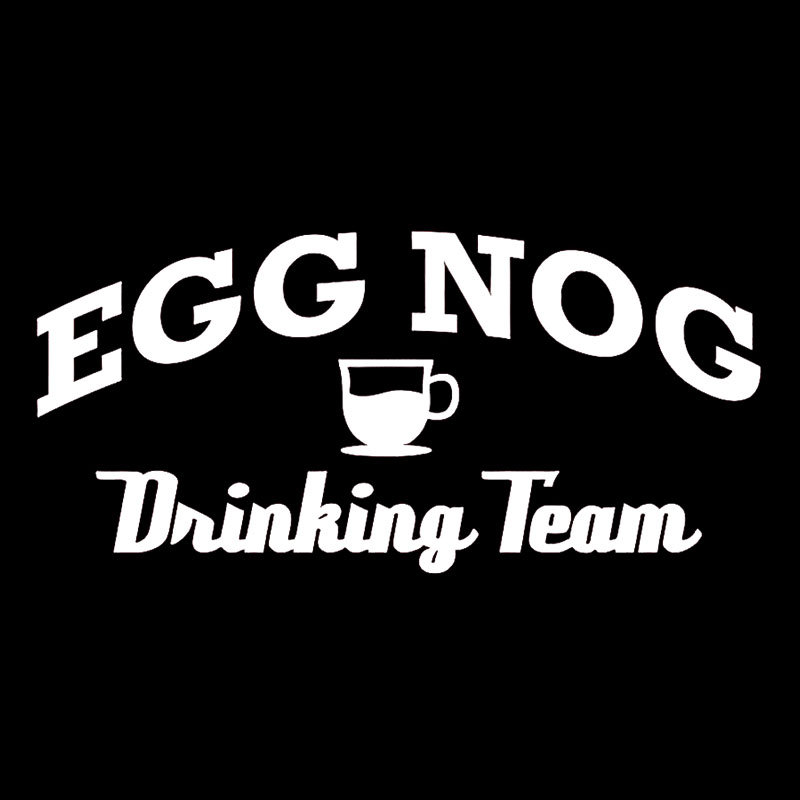 Egg Nog Drinking Team Geek T-Shirt