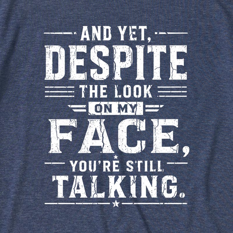 Funny Words Ultra Soft Heather Tee