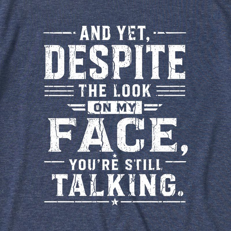 Funny Words Ultra Soft Heather Tee