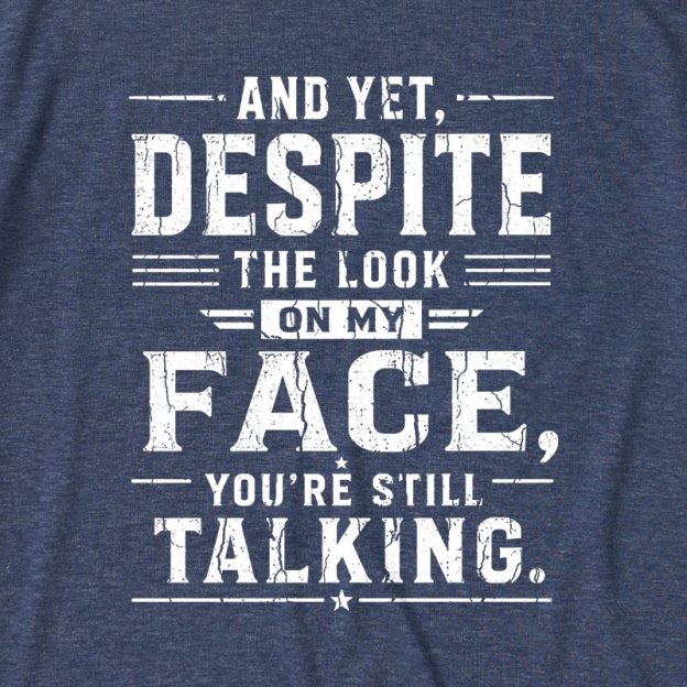 Funny Words Ultra Soft Heather Tee