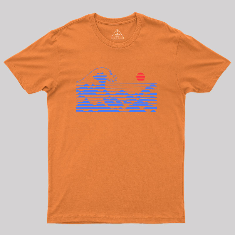 KANAGAWA STRIPE Geek T-Shirt