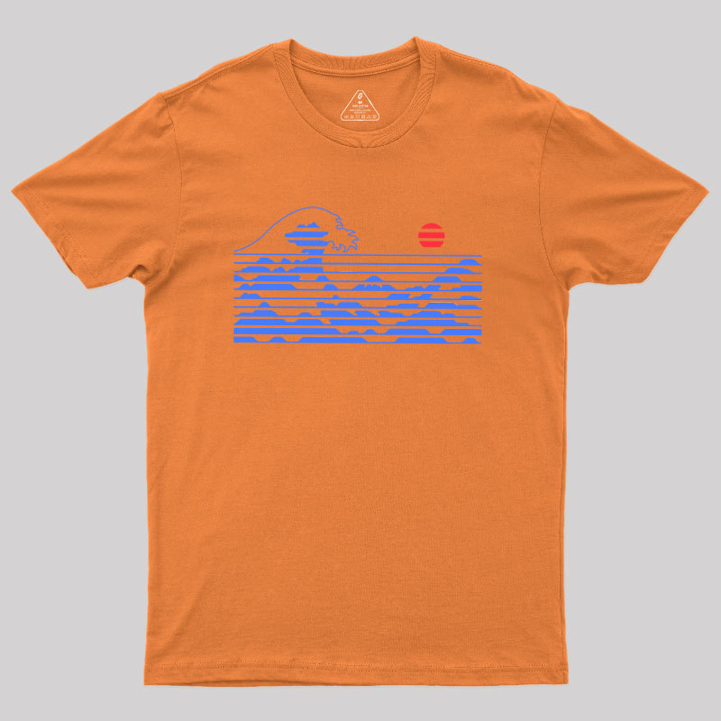 KANAGAWA STRIPE Geek T-Shirt