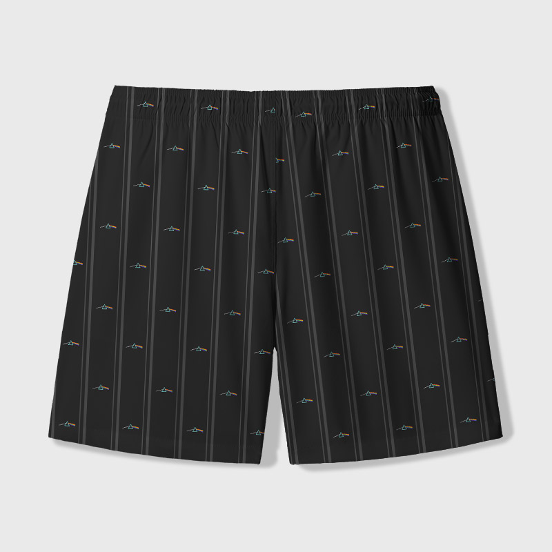 The Dark Side of 8-Bit Geek Hawaiian Swim Trunks