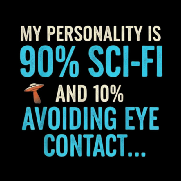 90% Sci-fi 10% Awkward Geek T-Shirt