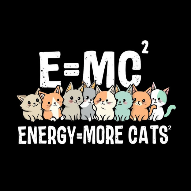 Energy=More Cats^2 Geek T-Shirt