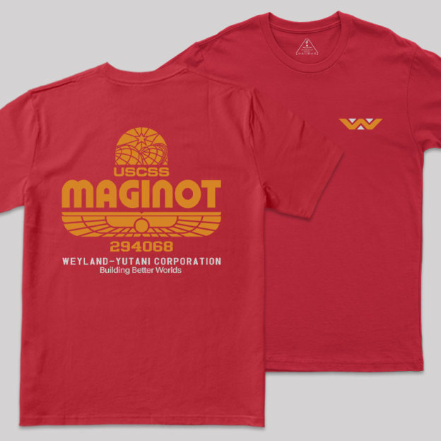 Maginot Legacy Front and Back Printed Geek T-Shirt
