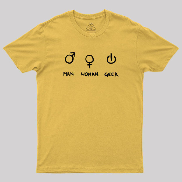 Man Woman Geek T-Shirt