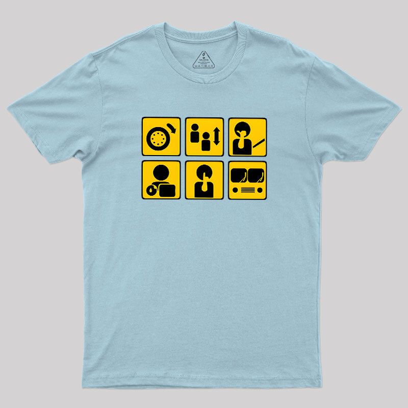 People On The Bus Geek T-Shirt