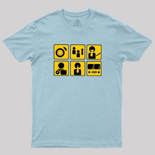 People On The Bus Geek T-Shirt