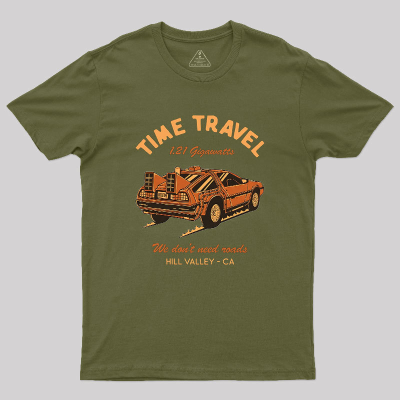 Vintage Time Travel Geek T-Shirt
