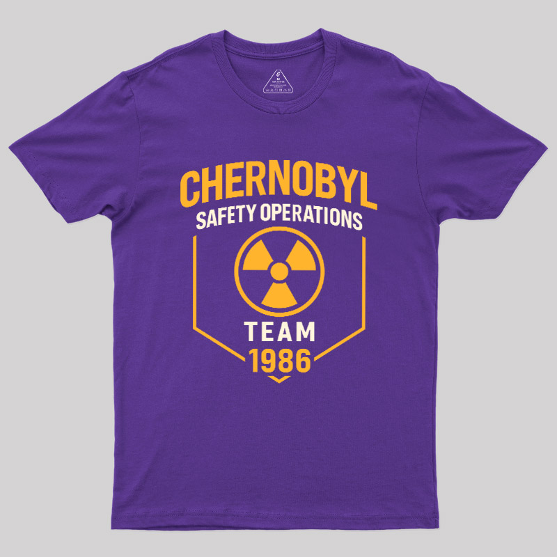 Chernobyl 1986 Safety Operations Team Geek T-Shirt