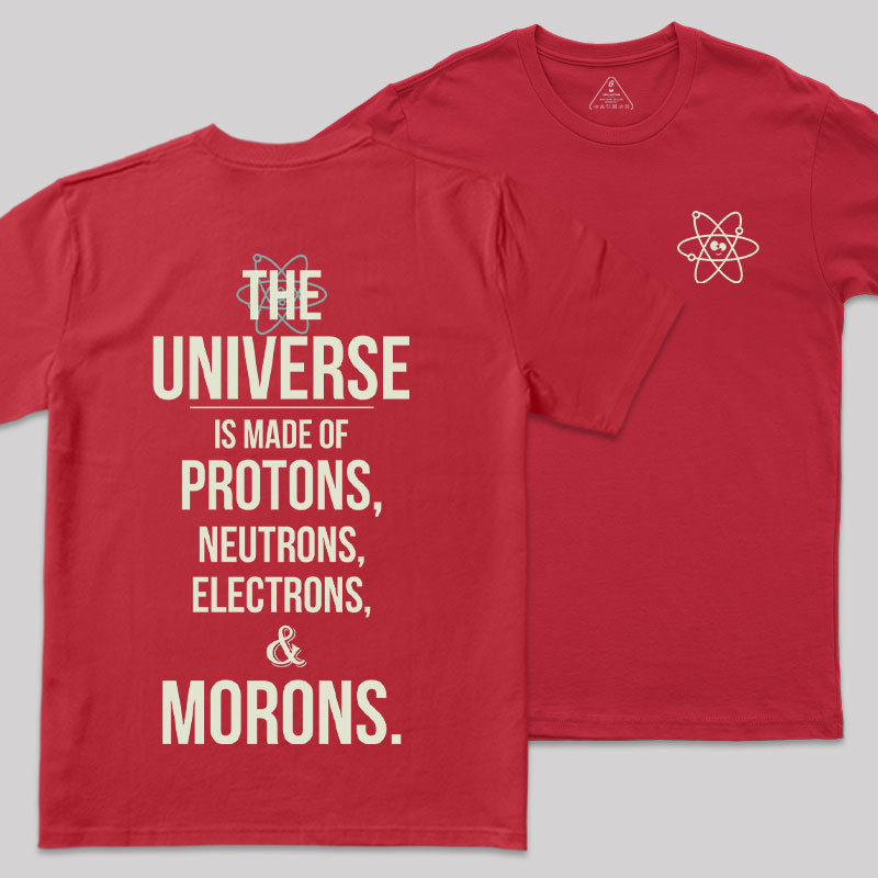 Atomic Humor Front and Back Printed Geek T-Shirt