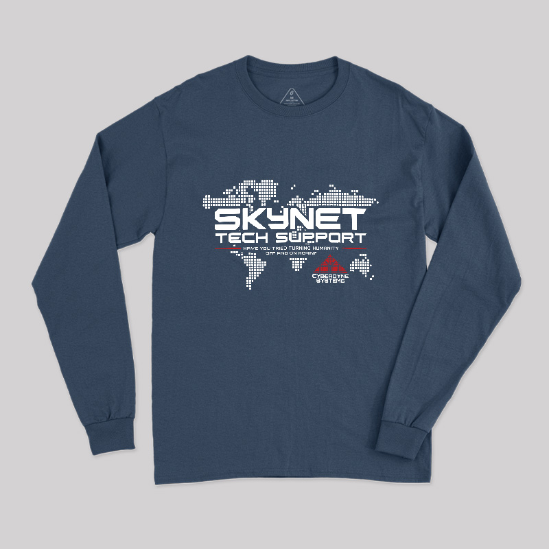 Skynet Tech Support Geek Long Sleeve T-Shirt