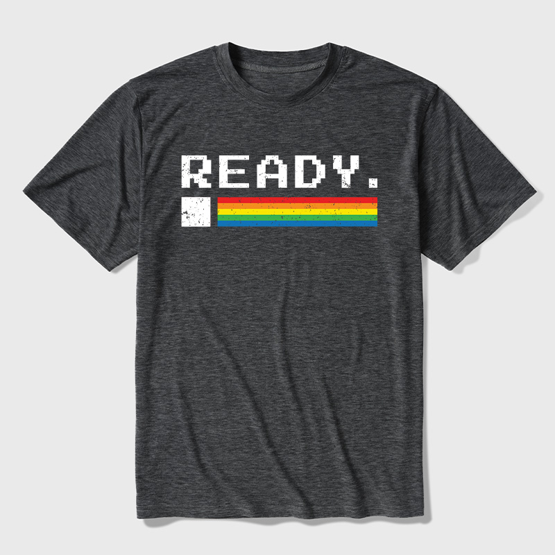 Commodore 64 Ready Ultra Soft Heather Tee