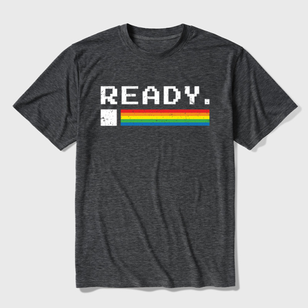 Commodore 64 Ready Ultra Soft Heather Tee
