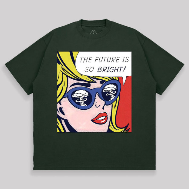 Pop Optimistic Girl Unisex Oversized T-shirt