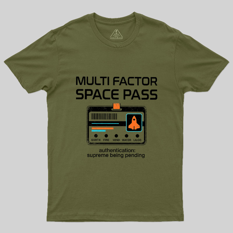 Multi Factor Space Pass Geek T-Shirt