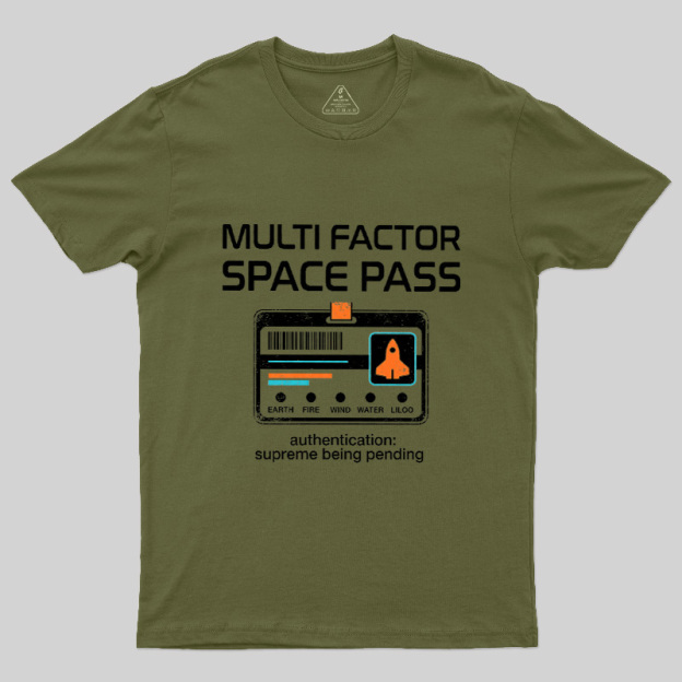Multi Factor Space Pass Geek T-Shirt