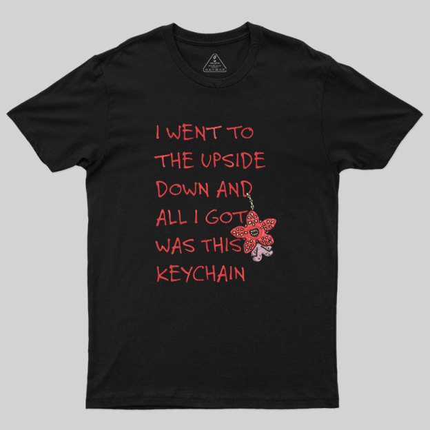 Upside Down Keychain Geek T-Shirt
