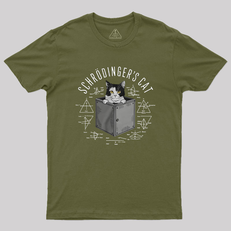 Schrodinger Cat Formulas Geek T-Shirt