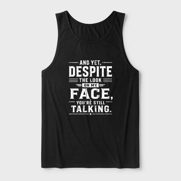 Funny Words Ultra Soft Heather Tank
