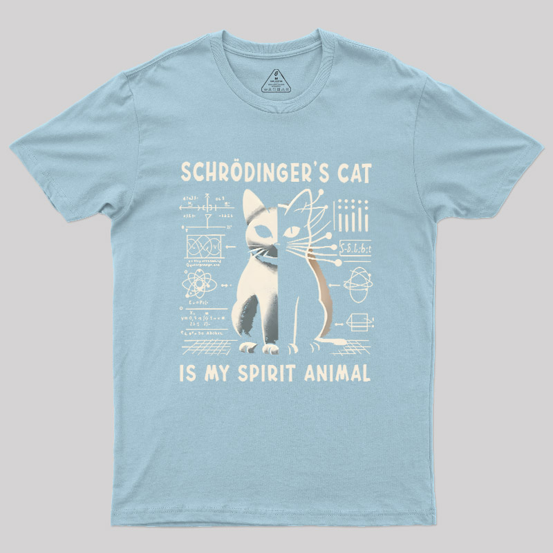 Schrodinger's Сat Science Nerd T-Shirt