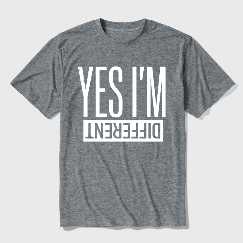 Yes I'm Different Ultra Soft Heather Tee
