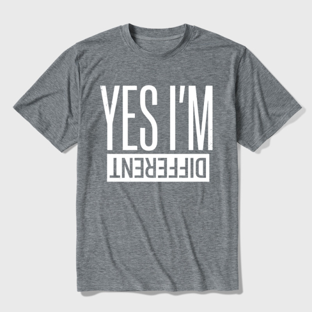 Yes I'm Different Ultra Soft Heather Tee