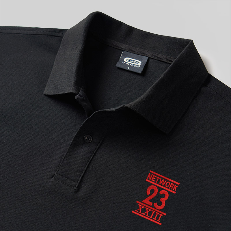 Personalization OSRS Geek Embroidered Polo Shirts