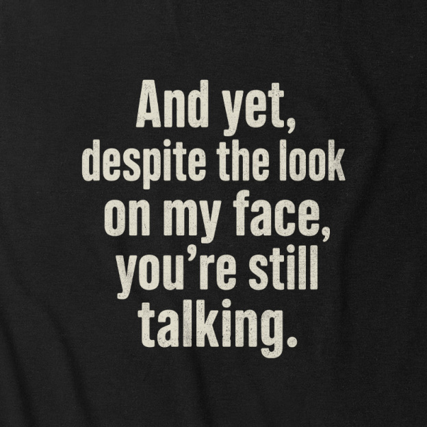 Look On My Face Ultra Soft Heather Tank